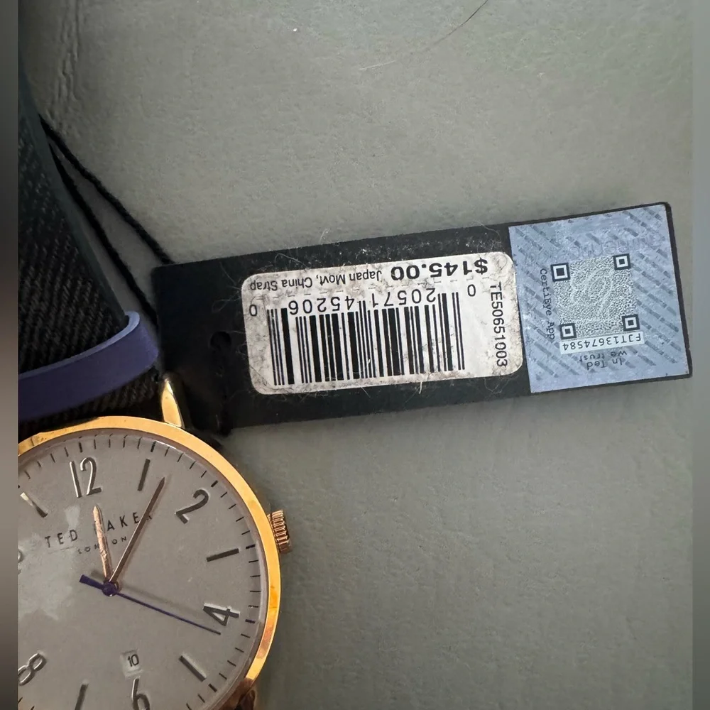 NIB Ted Baker Men’s TE50651003 London Daniel Watch